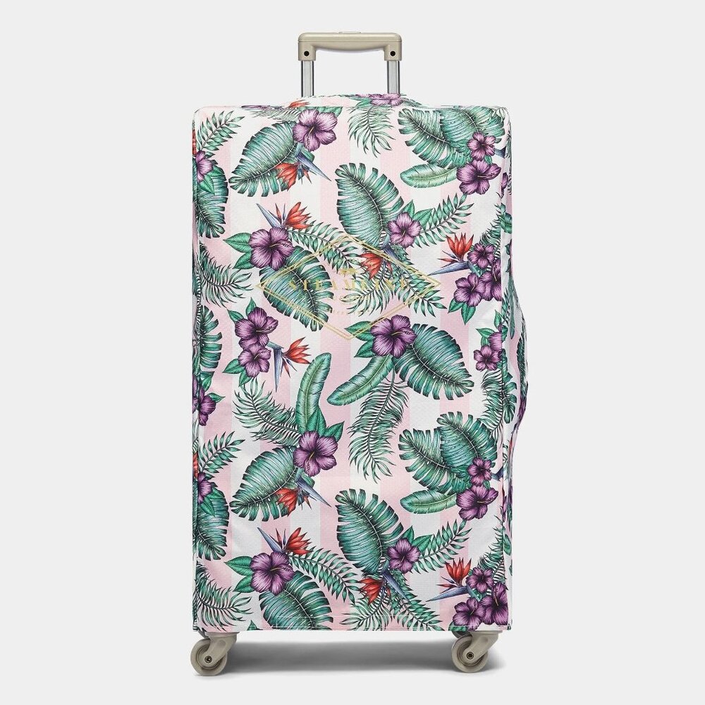 The Botanist Pattern Ripstop Protective Luggage Cover in Spinner Size